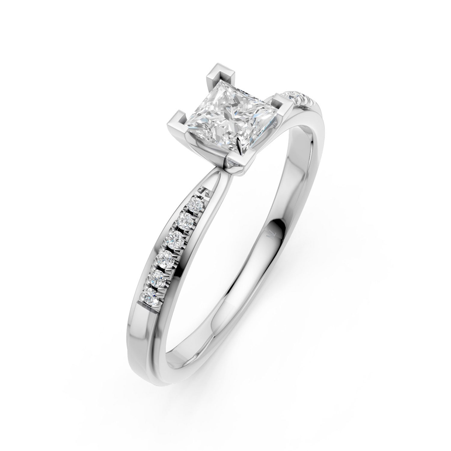 Nhẫn Cầu Hôn 10K CZ Love Confession Nhẫn Cầu Hôn 10K CZ Love Confession