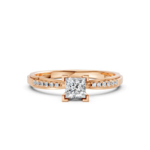 Nhẫn Cầu Hôn 10K CZ Love Confession