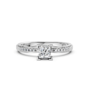 Nhẫn Cầu Hôn 10K CZ Love Confession