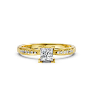 Nhẫn Cầu Hôn 10K CZ Love Confession