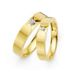 Cặp Nhẫn Cưới 14K CZ Our Destiny
