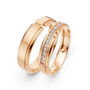 Cặp Nhẫn Cưới 14K CZ My Life