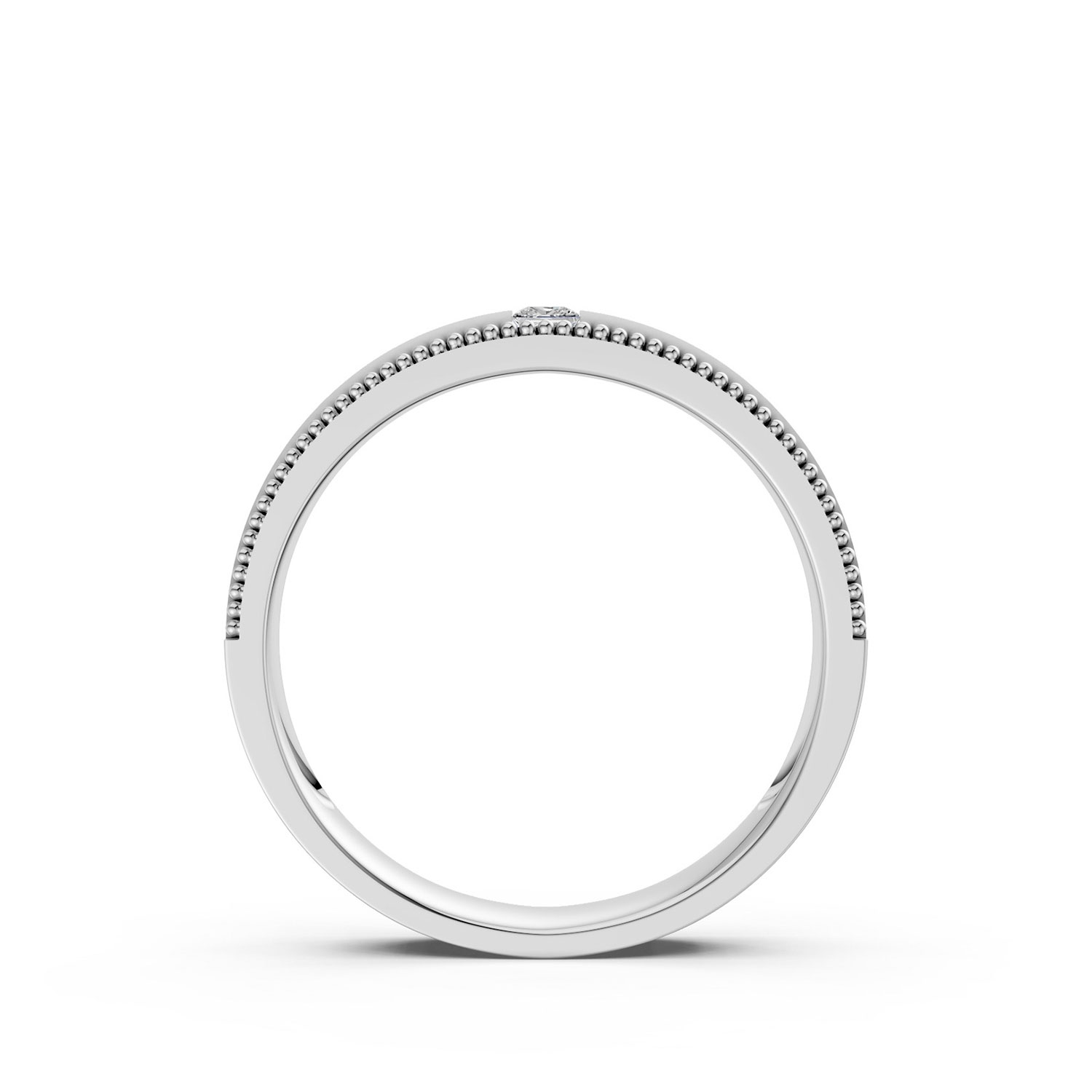 JDR1823-L-F-KW Nhẫn Cưới Nữ 14K CZ Our Treasure