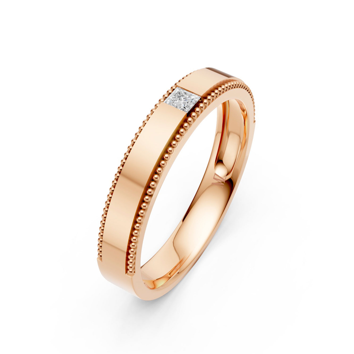 JDR1823-L-P-KR Nhẫn Cưới Nữ 14K CZ Our Treasure