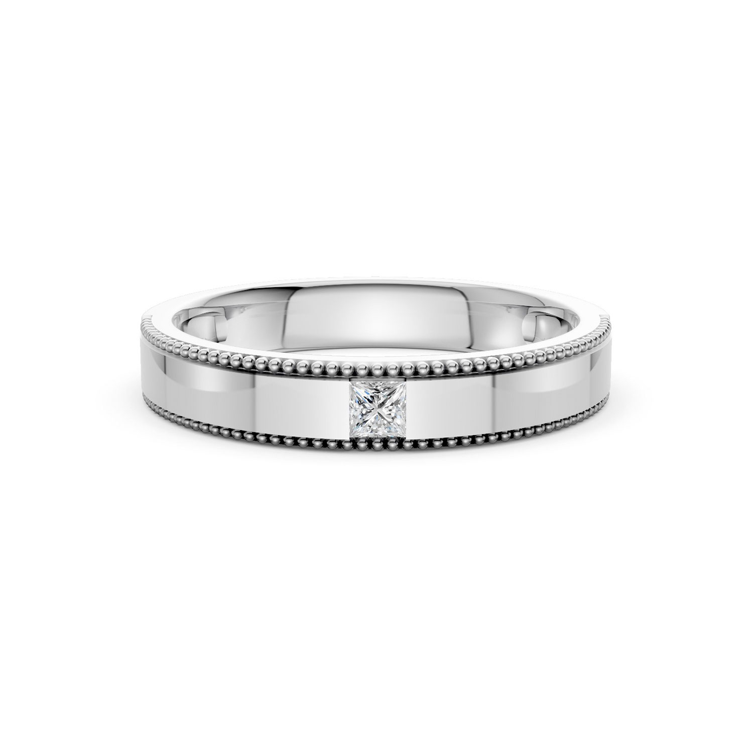 JDR1823-L-T-KW Nhẫn Cưới Nữ 14K CZ Our Treasure