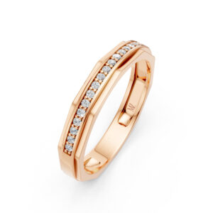 Nhẫn Cưới Nữ 14K CZ Big Love