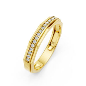Nhẫn Cưới Nữ 14K CZ Big Love