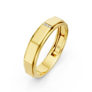 Nhẫn Cưới Nam 10K CZ Big Love