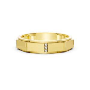 Nhẫn Cưới Nam 10K CZ Big Love