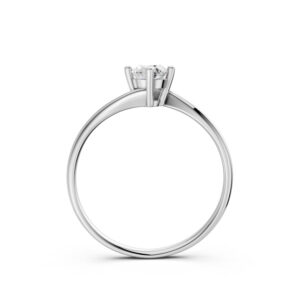 Nhẫn Cầu Hôn 14K Kim Cương Lab-grown Sunflower-Slim Design