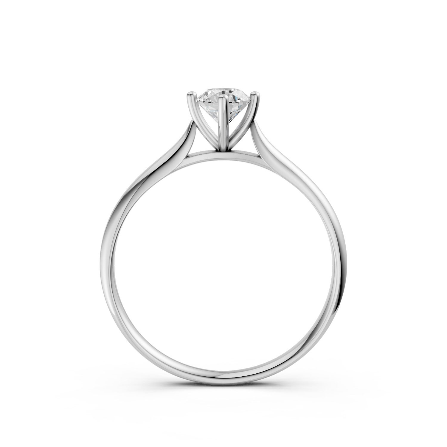 Nhẫn Cầu Hôn 14K Kim Cương Lab-grown Conifer Forest-Slim Design Nhẫn Cầu Hôn 14K Kim Cương Lab-grown Conifer Forest-Slim Design