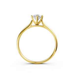 Nhẫn Cầu Hôn 14K Kim Cương Lab-grown Conifer Forest-Slim Design