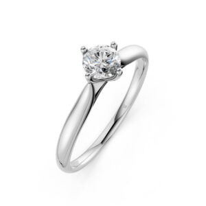 Nhẫn Cầu Hôn 14K Kim Cương Lab-grown Conifer Forest-Slim Design