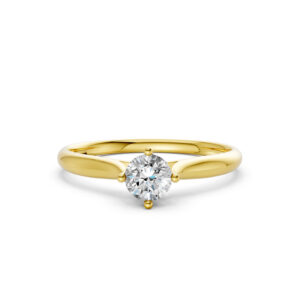 Nhẫn Cầu Hôn 14K Kim Cương Lab-grown Conifer Forest-Slim Design