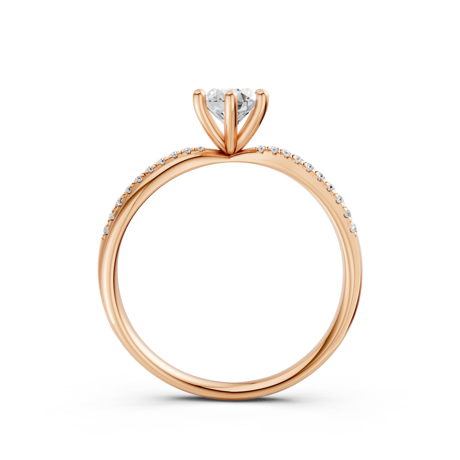 Nhẫn Cầu Hôn 10K CZ Beautiful Sunrise Nhẫn Cầu Hôn 10K CZ Beautiful Sunrise