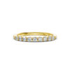 Nhẫn Cưới Nữ 10K CZ Parker - Slim Design(Solid Band)