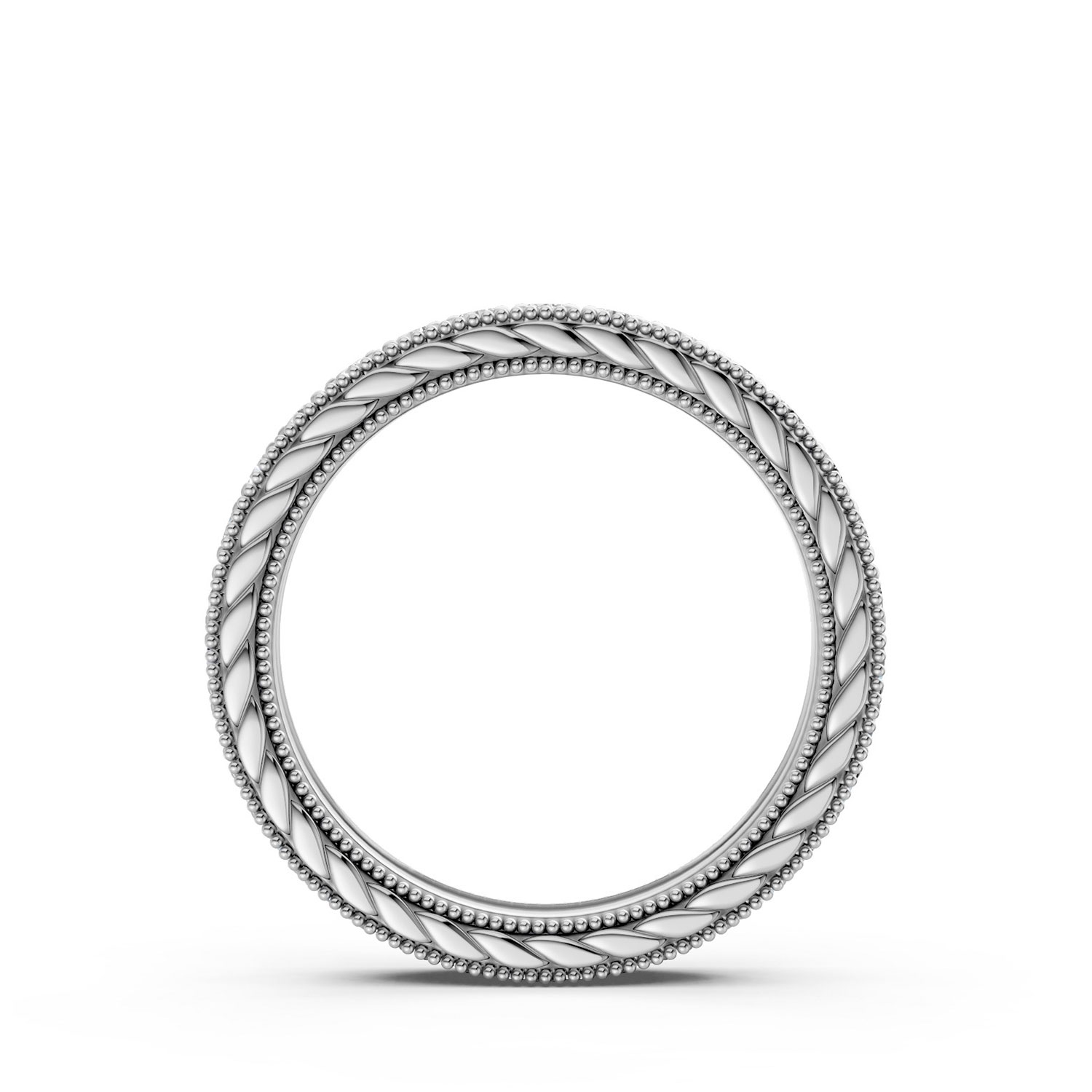 JDR2040-L-F-KW Nhẫn Cưới Nữ 18K Kim Cương My Entire World