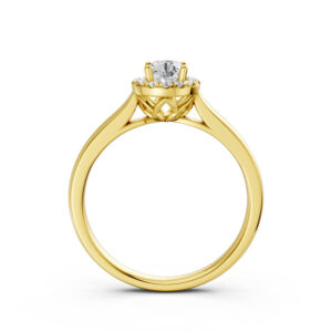 Nhẫn Cưới Nữ 14K CZ Soulmate Connection