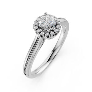 Nhẫn Cưới Nữ 14K CZ Soulmate Connection