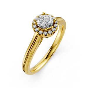 Nhẫn Cưới Nữ 14K CZ Soulmate Connection