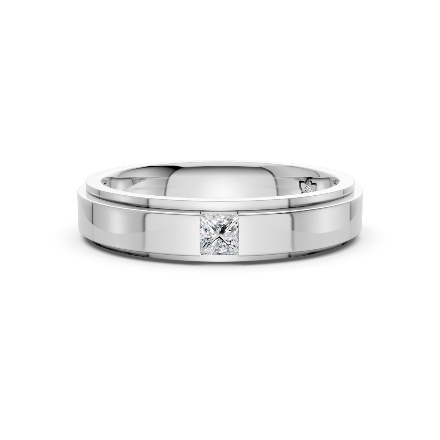 JDR2078-L-T-KW Nhẫn Cưới Nữ 14K Kim Cương Cherish Every Moment Together