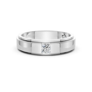 Nhẫn Cưới Nam Bạch Kim Kim Cương Cherish Every Moment Together