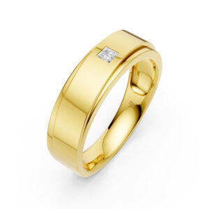 Nhẫn Cưới Nam 18K Kim Cương The Only