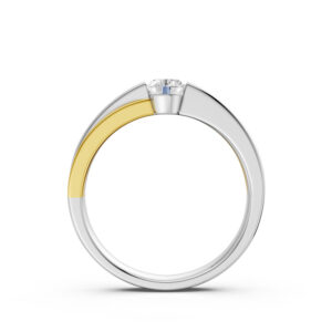 Nhẫn Cưới Nữ 14K Kim Cương Lab-grown The Embraces of the Moon