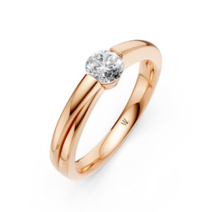 Nhẫn Cưới Nữ 14K Kim Cương Lab-grown The Embraces of the Moon