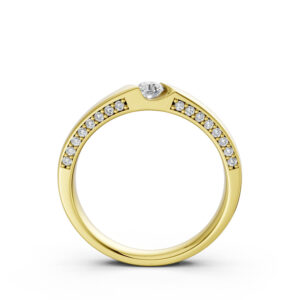 Nhẫn Cưới Nữ 18K Kim Cương Devotion