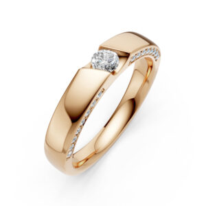 Nhẫn Cưới Nữ 18K Kim Cương Devotion