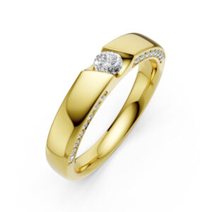 Nhẫn Cưới Nữ 18K Kim Cương Devotion