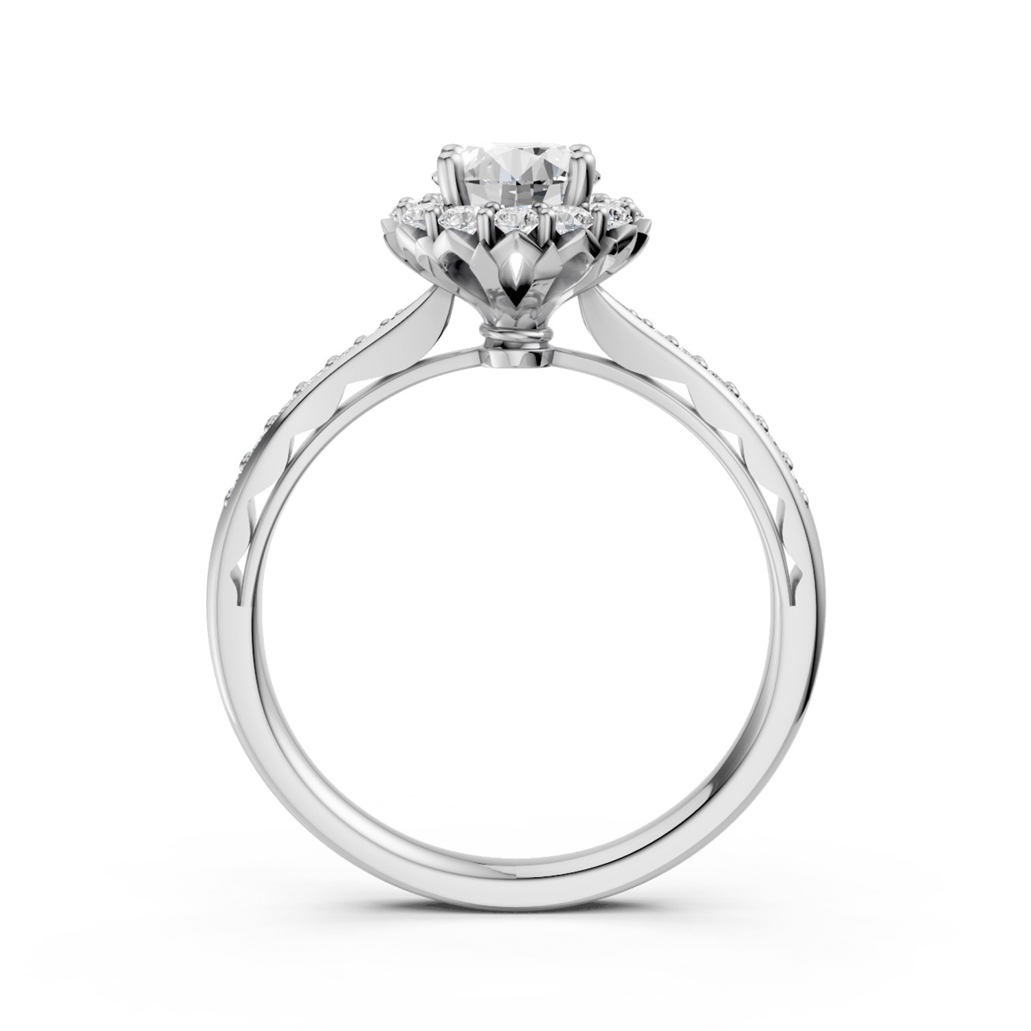 Nhẫn Cầu Hôn 18K Kim Cương My Sunflower Nhẫn Cầu Hôn 18K Kim Cương My Sunflower