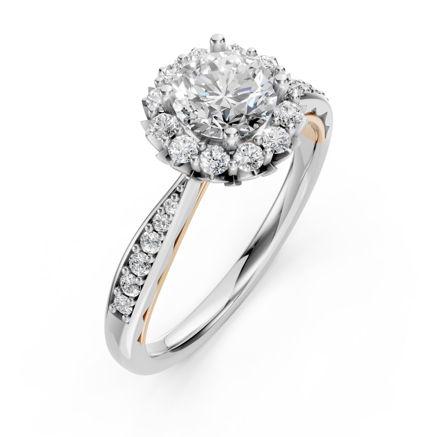 Nhẫn Cầu Hôn 18K Kim Cương My Sunflower Nhẫn Cầu Hôn 18K Kim Cương My Sunflower