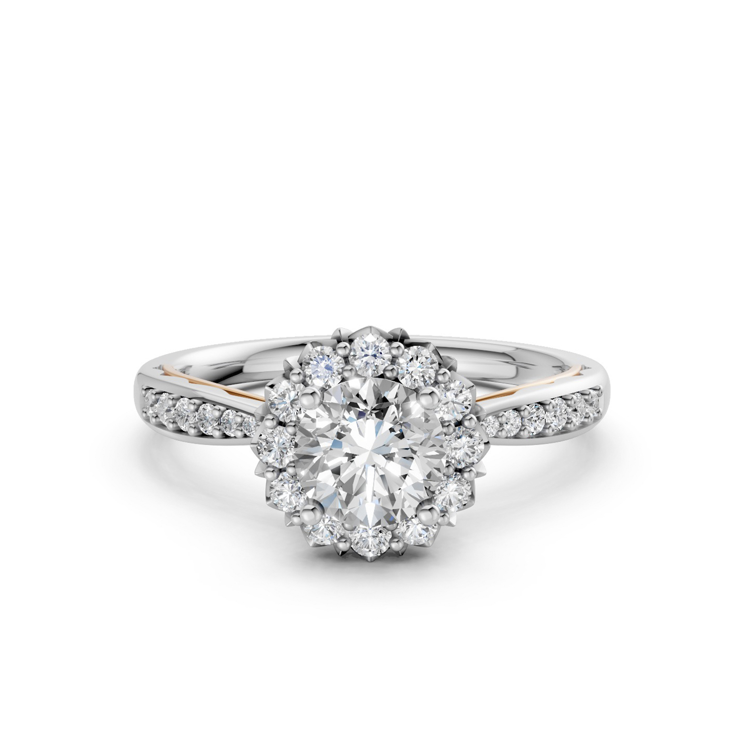 Nhẫn Cầu Hôn 18K Kim Cương My Sunflower Nhẫn Cầu Hôn 18K Kim Cương My Sunflower
