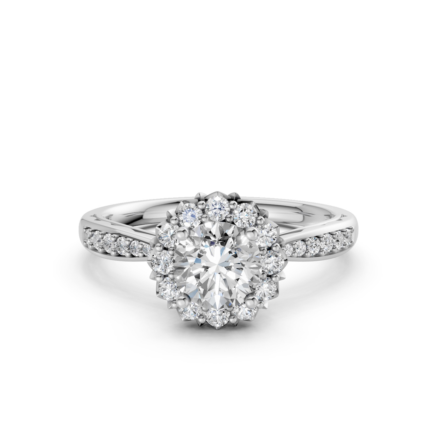 Nhẫn Cầu Hôn 18K Kim Cương My Sunflower Nhẫn Cầu Hôn 18K Kim Cương My Sunflower