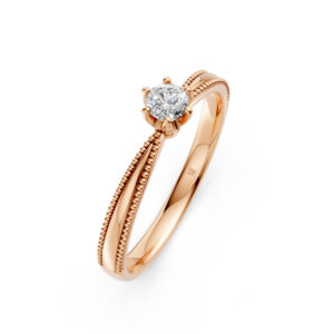 Nhẫn Cầu Hôn 14K Kim Cương My Narcissus-Slim Design