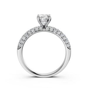 Nhẫn Cầu Hôn Oval 14K CZ My Crocus