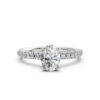 Nhẫn Cầu Hôn Oval 14K CZ My Crocus