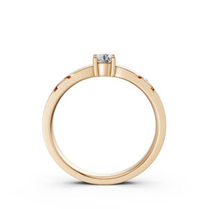 Nhẫn Cưới Nữ 14K Kim Cương Oath