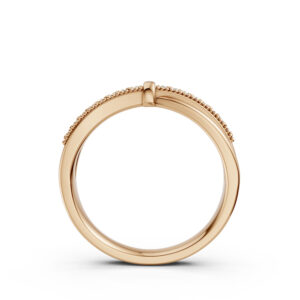 Nhẫn Cưới Nữ 14K Kim Cương The Fate