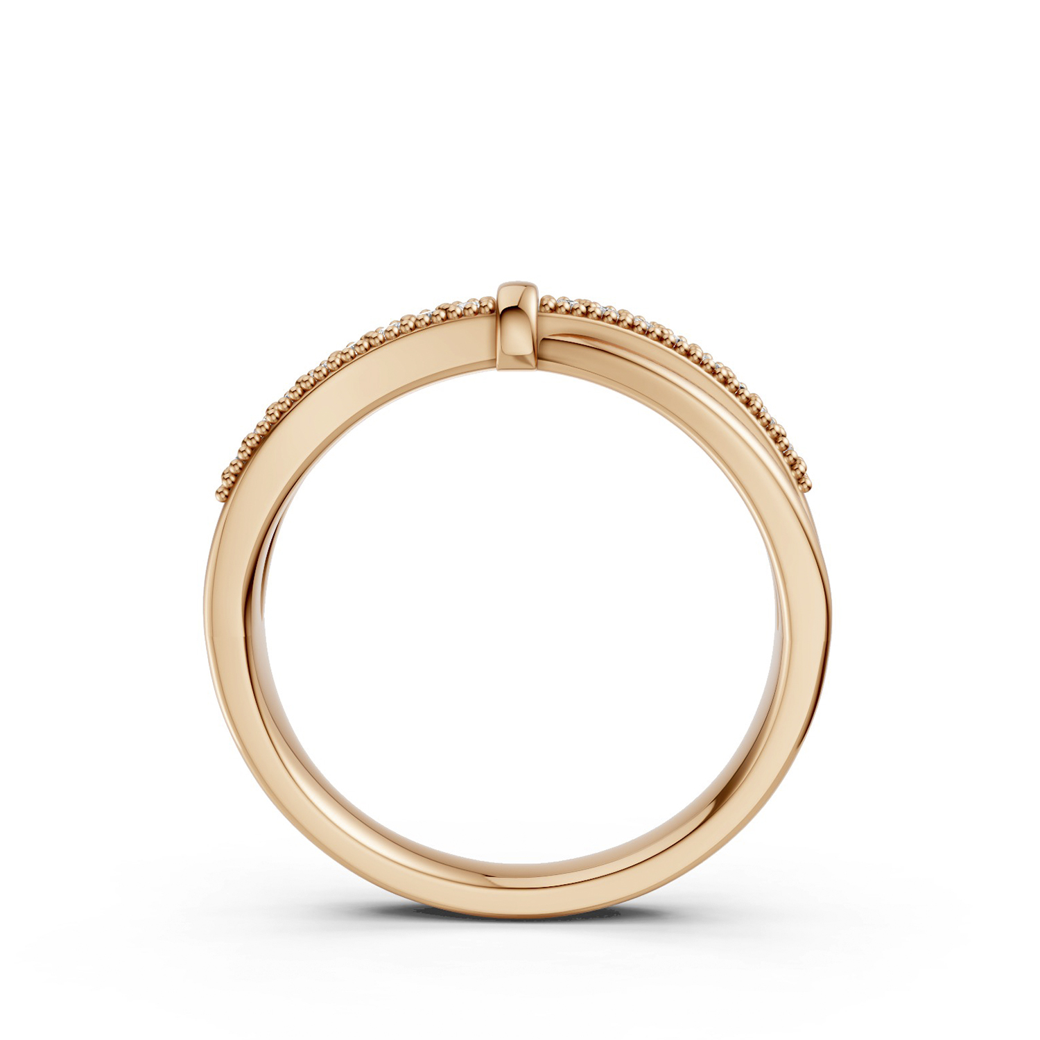 Nhẫn Cưới Nữ 14K Kim Cương The Fate Nhẫn Cưới Nữ 14K Kim Cương The Fate