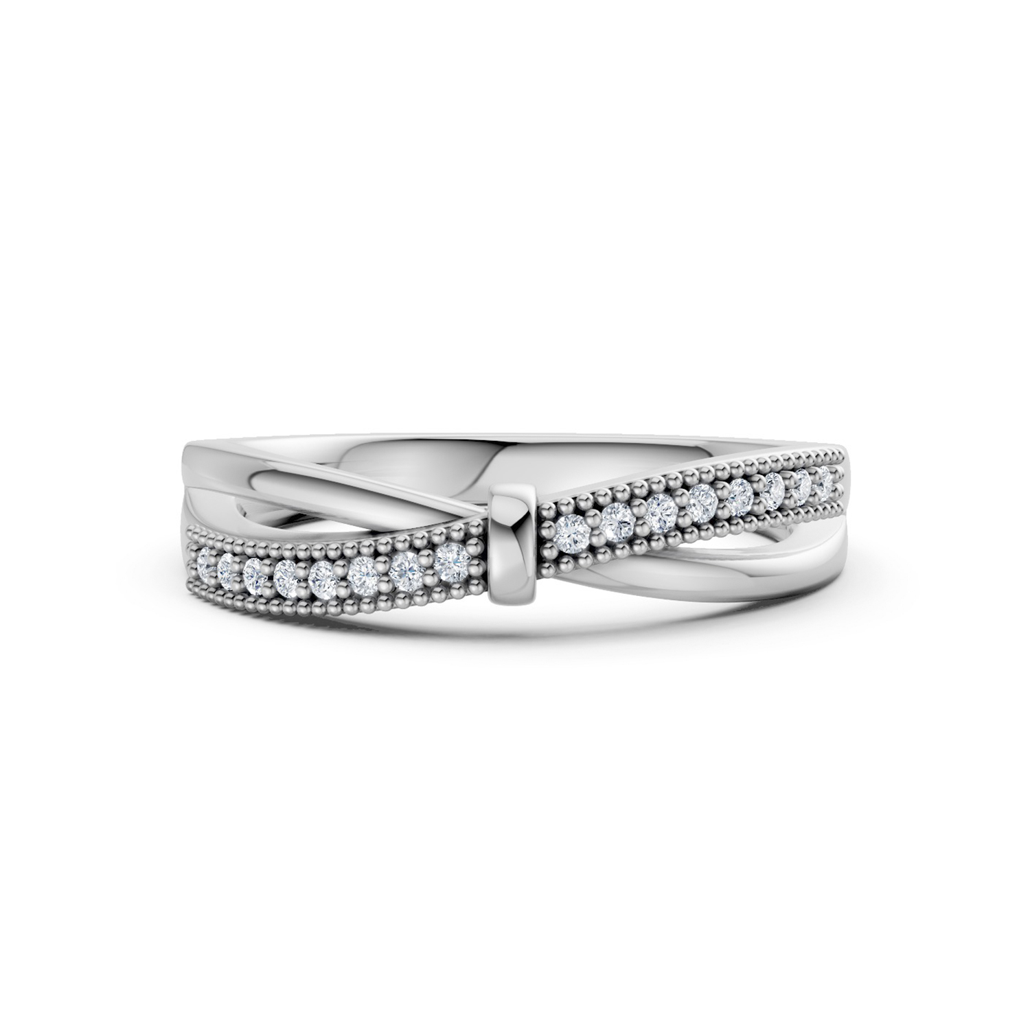 Nhẫn Cưới Nữ 14K Kim Cương The Fate Nhẫn Cưới Nữ 14K Kim Cương The Fate