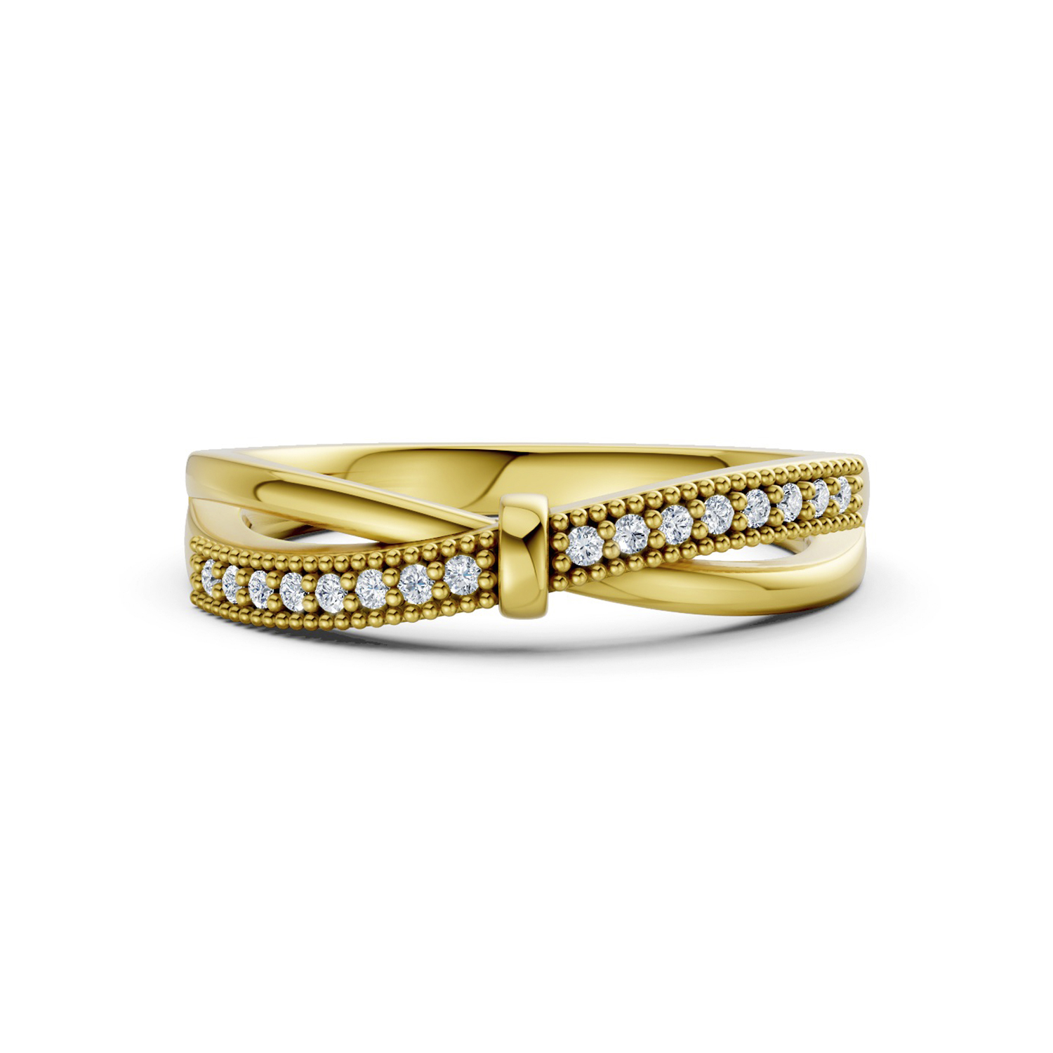 Nhẫn Cưới Nữ 14K Kim Cương The Fate Nhẫn Cưới Nữ 14K Kim Cương The Fate