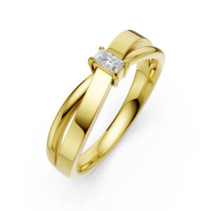 Nhẫn Cưới Nam 18K Kim Cương The Fate