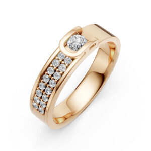 Nhẫn Cưới Nữ 18K Kim Cương The Heart’s Choice