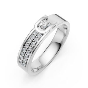 Nhẫn Cưới Nữ 18K Kim Cương The Heart’s Choice