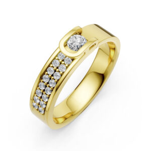 Nhẫn Cưới Nữ 18K Kim Cương The Heart’s Choice