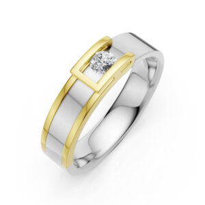 Nhẫn Cưới Nam 18K Kim Cương The Heart’s Choice