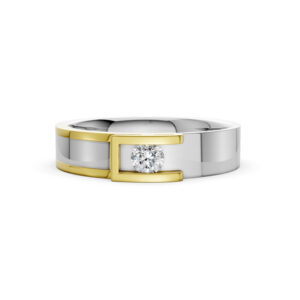 Nhẫn Cưới Nam 18K Kim Cương The Heart’s Choice